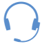 blue Headset